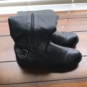 Madden Girl Gray High Boots